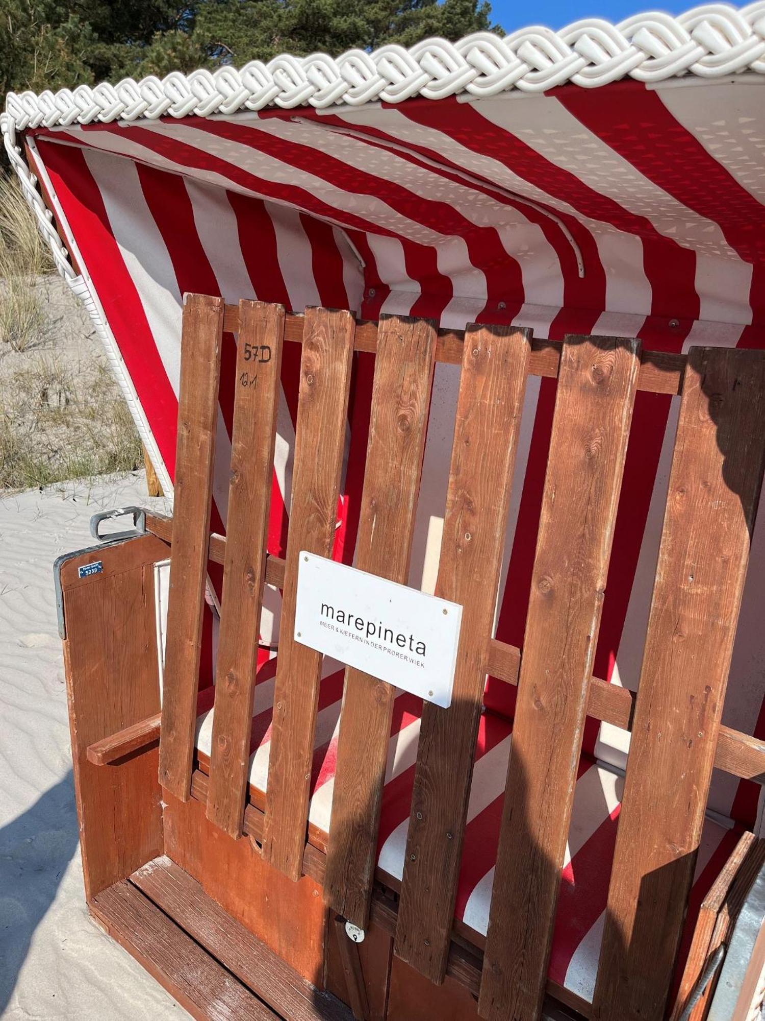 Ferienwohnung Marepineta Im Haus Zudar Prora Binz Eksteriør bilde